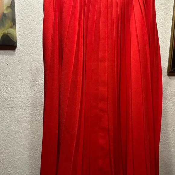 Kate Spade Coral Pleated Skirt Women's Size 4 - Picture 5 of 11